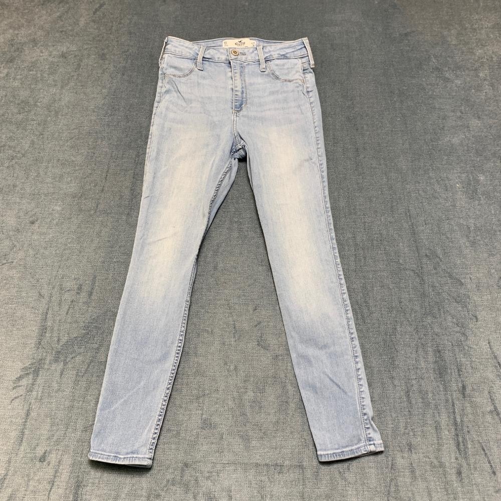 Hollister Curvy Leggings Jeans Womens 5S 27x26 Blue Advanced Stretch High Rise
